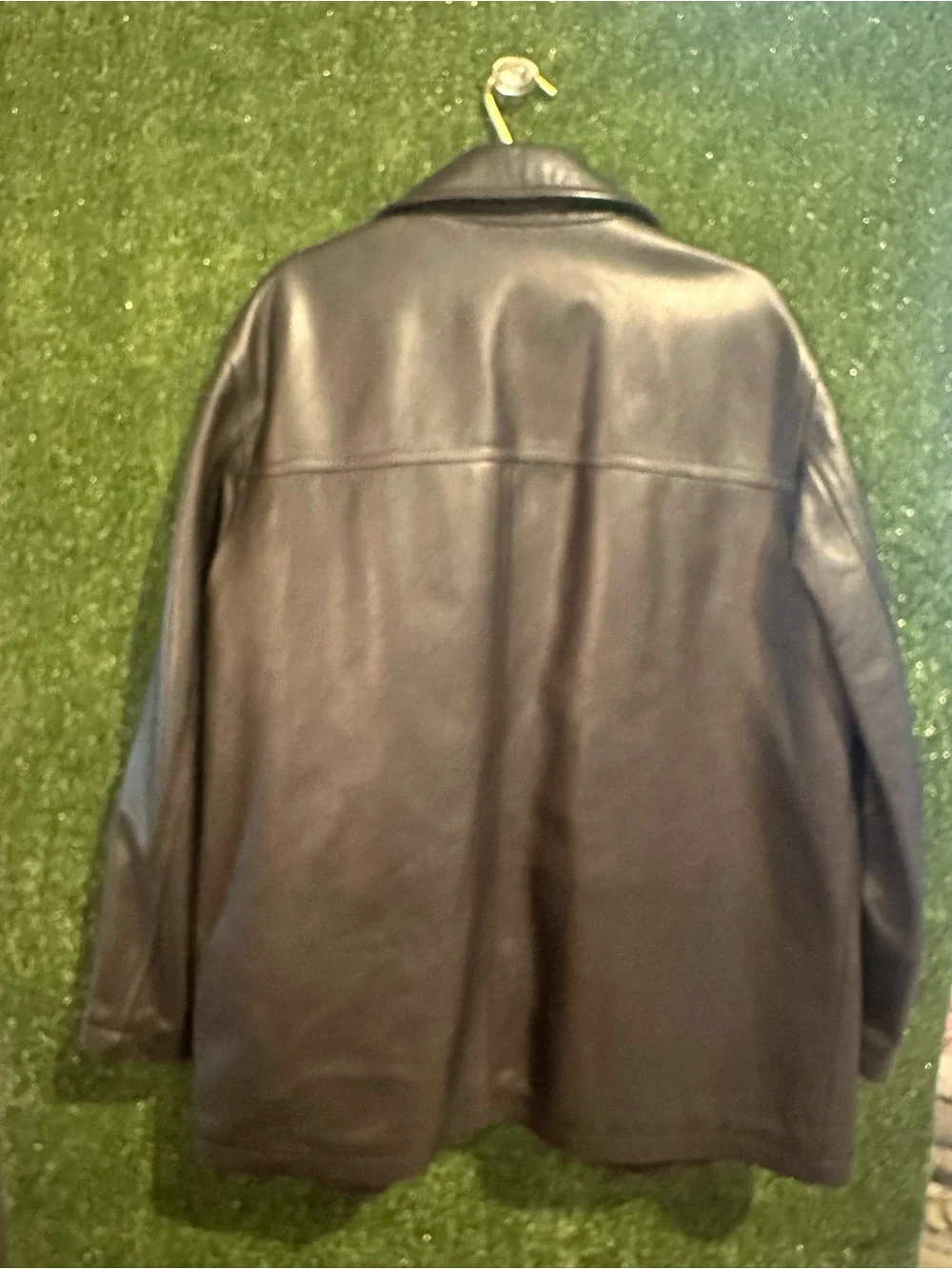 J. Crew Vintage 1990’s Leather Button-Front Jacket in Dark Brown